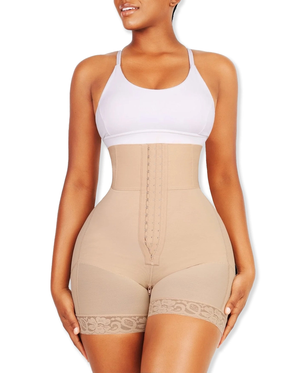 High Waist Body Shaper Shorts | Nahtlose Bauchkontrolle & Figurformung