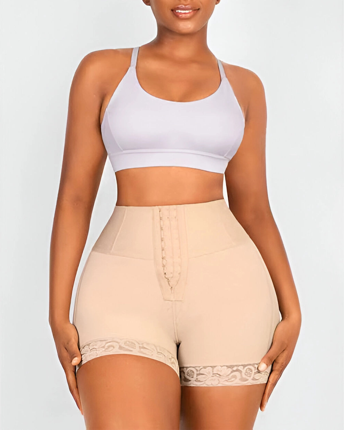 Mid Waist Body Shaper Shorts | Nahtlose Bauchkontrolle & Figurformung