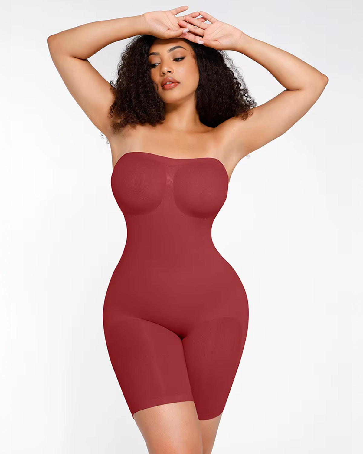 Nahtloser Shapewear Jumpsuit mit abnehmbaren Trägern - SPRING EDITION