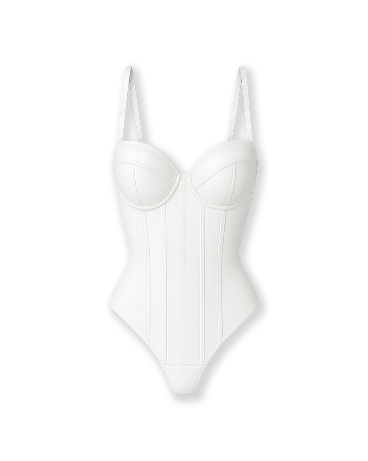 3 in 1 Satin Shapewear Bodysuit - BH, Shapewear und Slip in einem