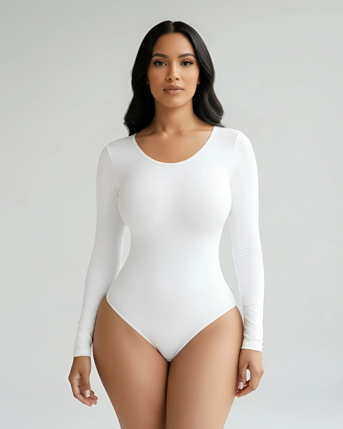 Wide Neck Bodysuit Longsleeve