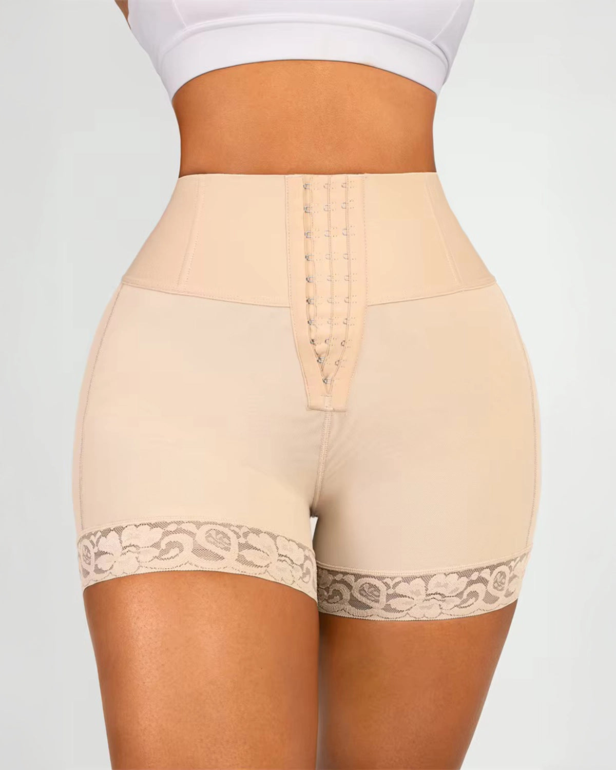 Mid Waist Body Shaper Shorts | Nahtlose Bauchkontrolle & Figurformung
