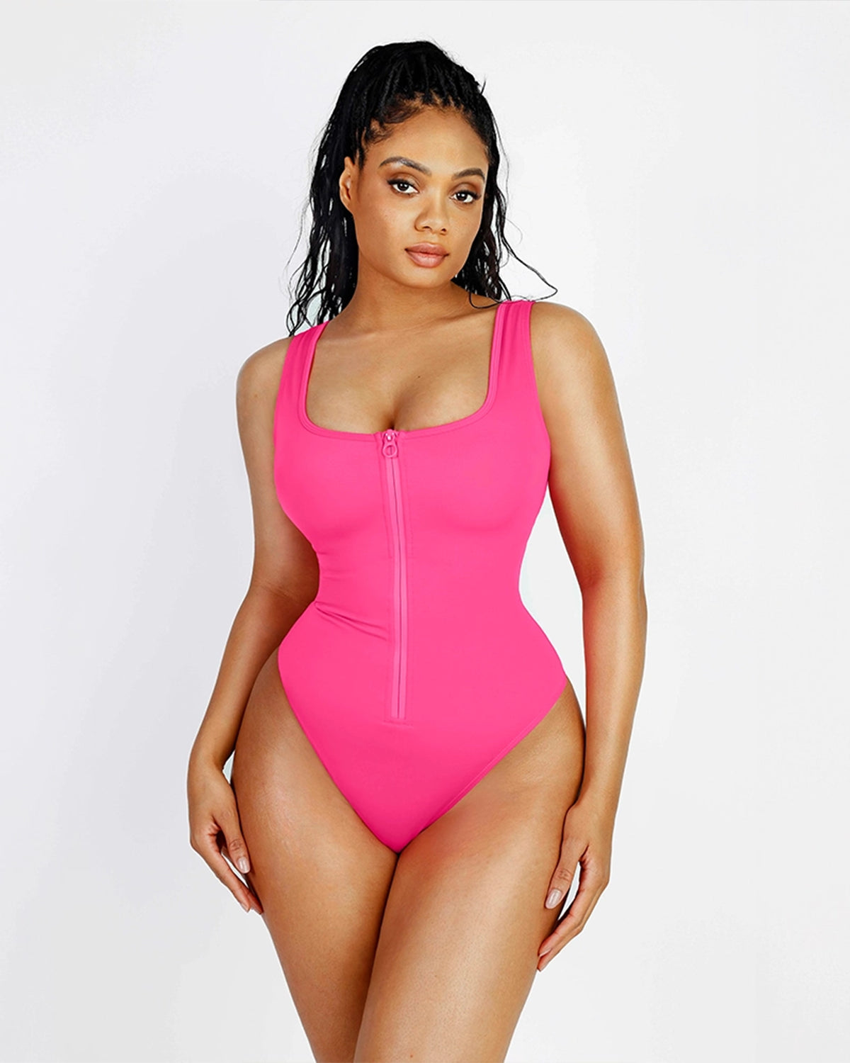 Swimsuit Plus™ - Einteiliger Shapewear Badeanzug Pink