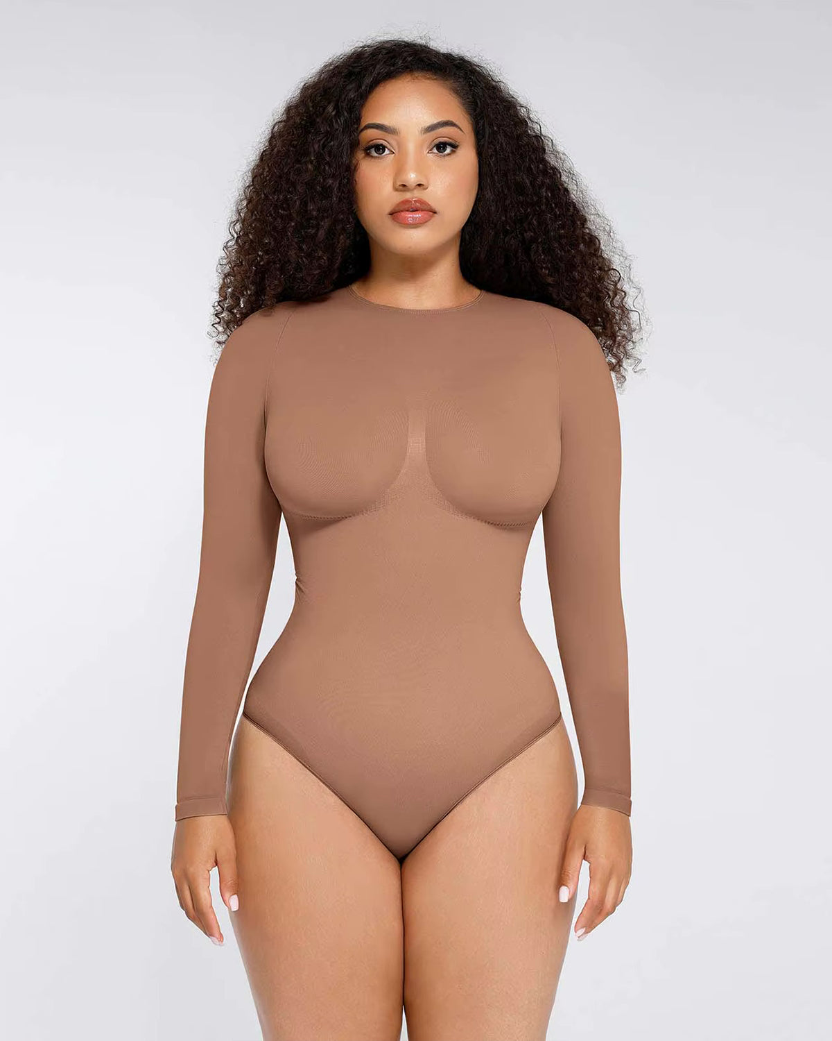 Longsleeve Bodysuit Sculpting Shapewear - Slip
