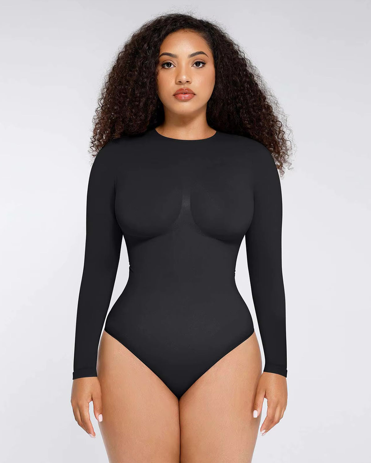 Longsleeve Bodysuit Sculpting Shapewear - Slip