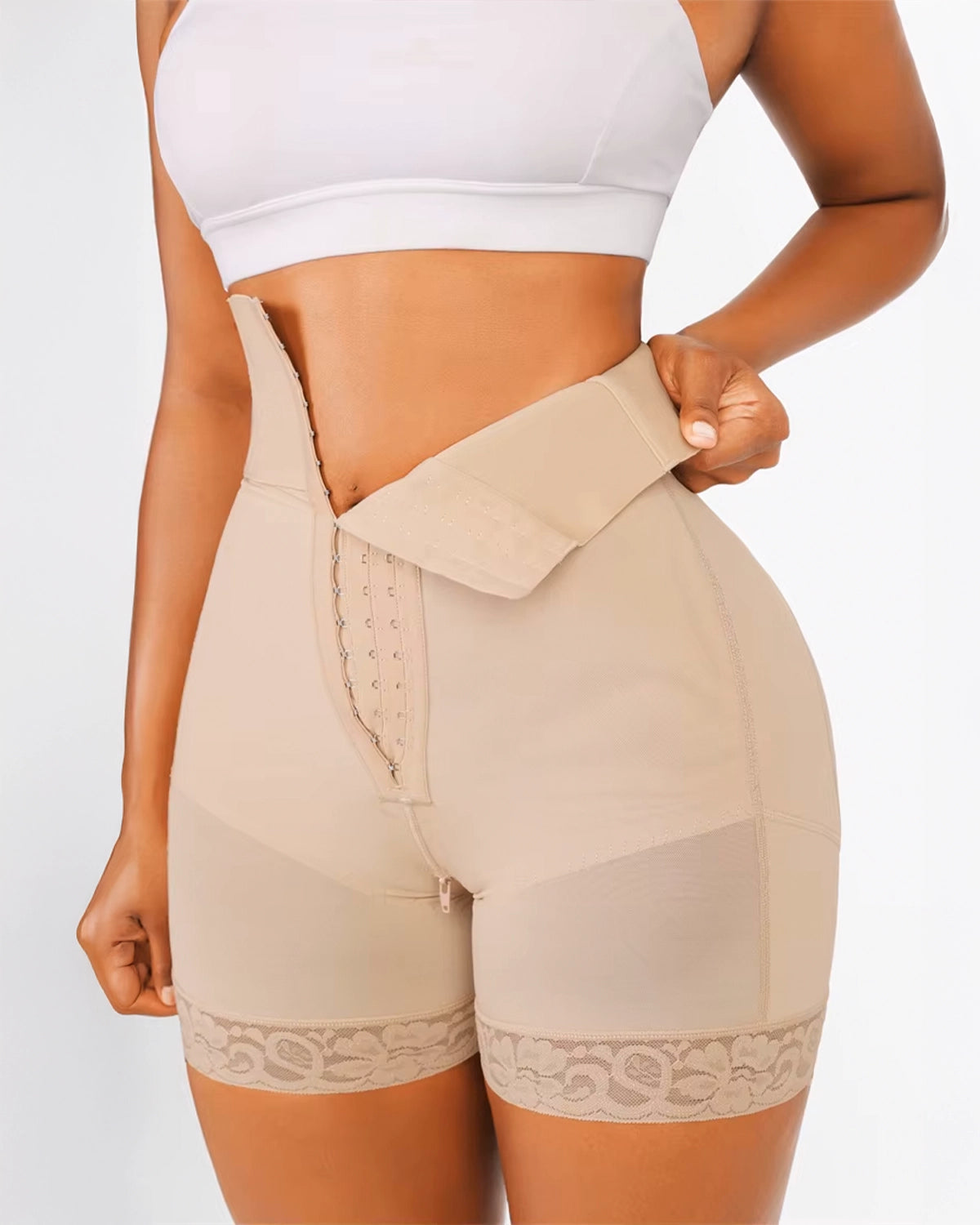 High Waist Body Shaper Shorts | Nahtlose Bauchkontrolle & Figurformung