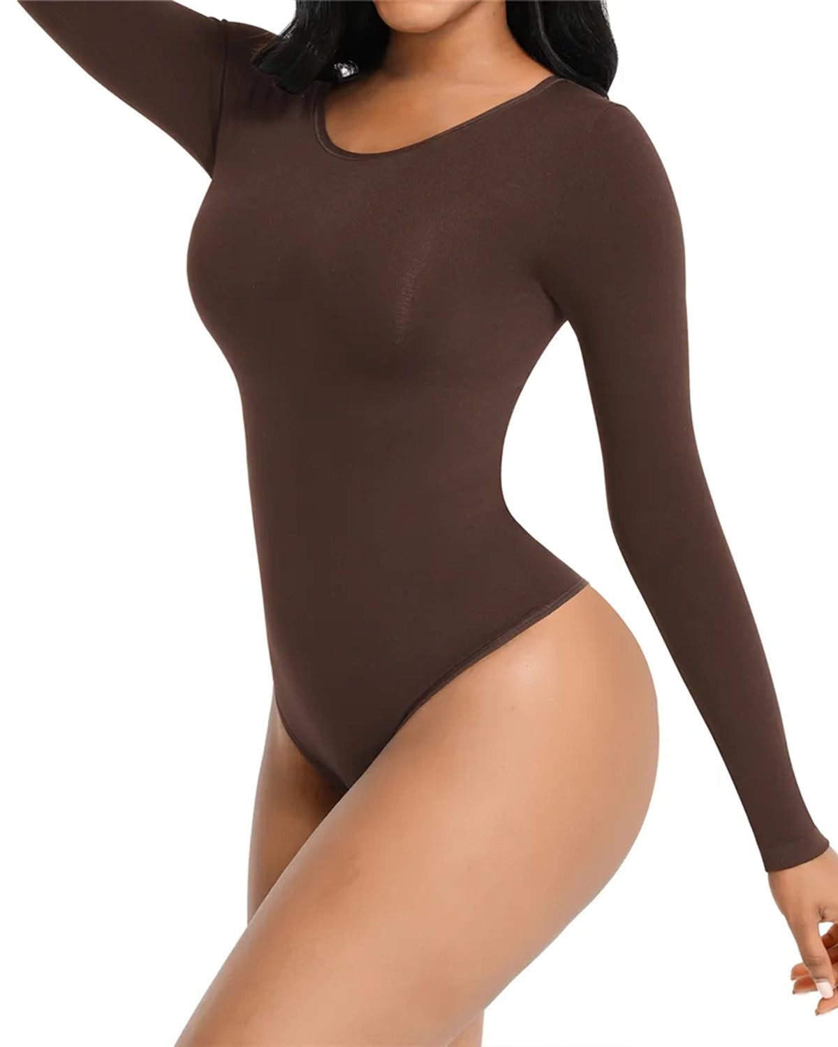 Wide Neck Bodysuit Longsleeve