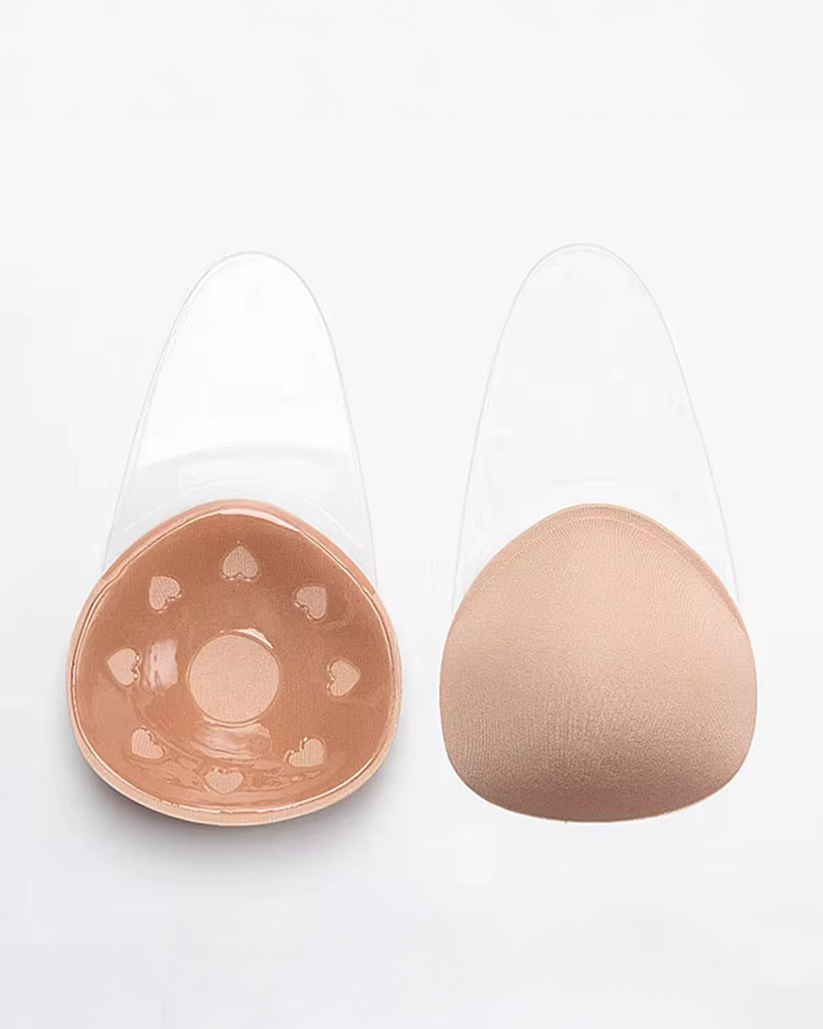 Push-up Klebe Pads - Transparent