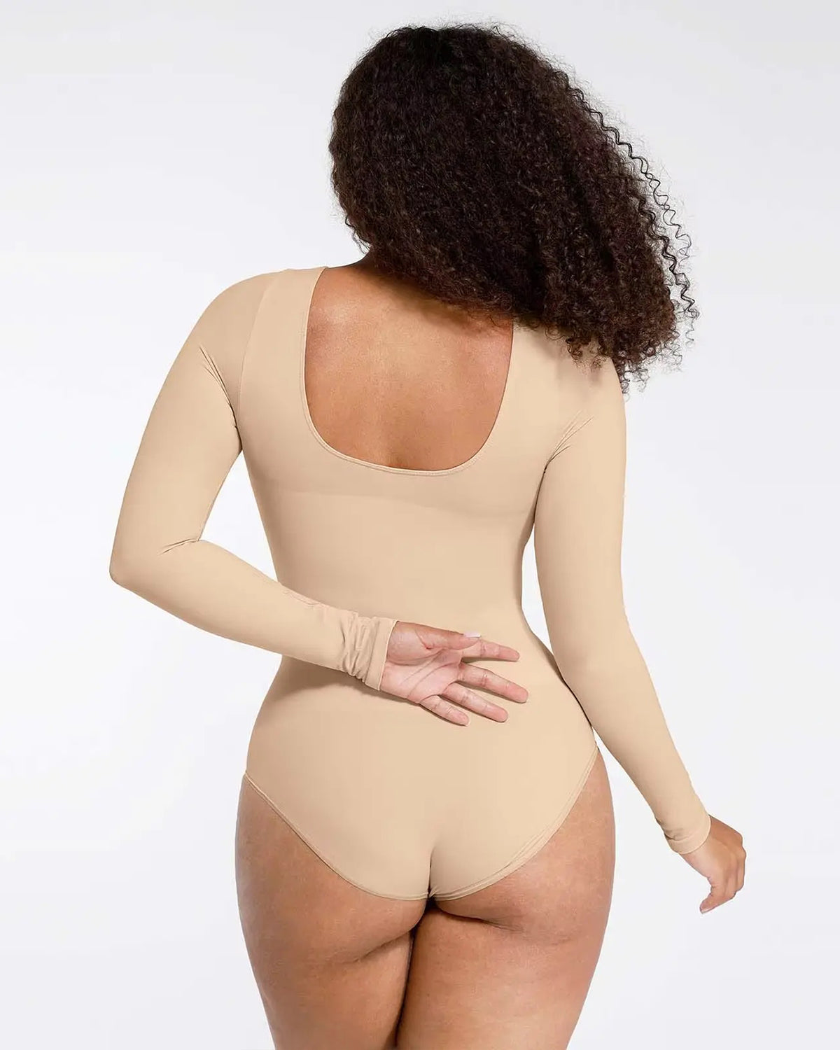 Longsleeve Bodysuit Sculpting Shapewear - Slip