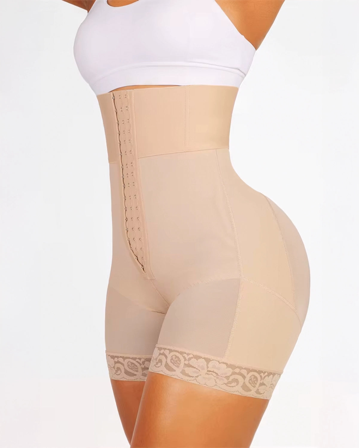 High Waist Body Shaper Shorts | Nahtlose Bauchkontrolle & Figurformung