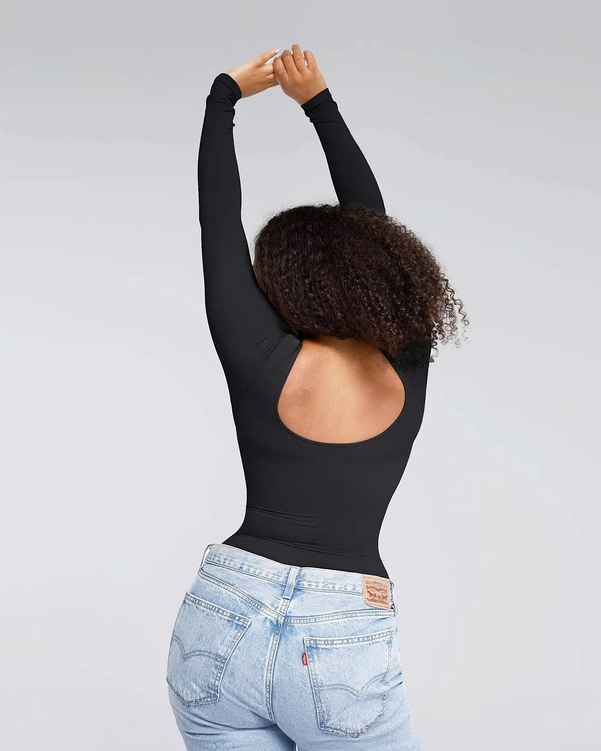 Longsleeve Bodysuit Sculpting Shapewear - Slip