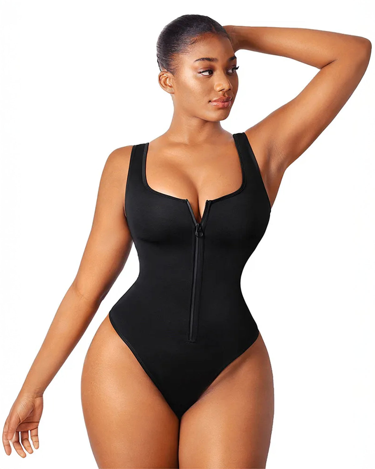 Swimsuit Plus™ - Einteiliger Shapewear Badeanzug Schwarz