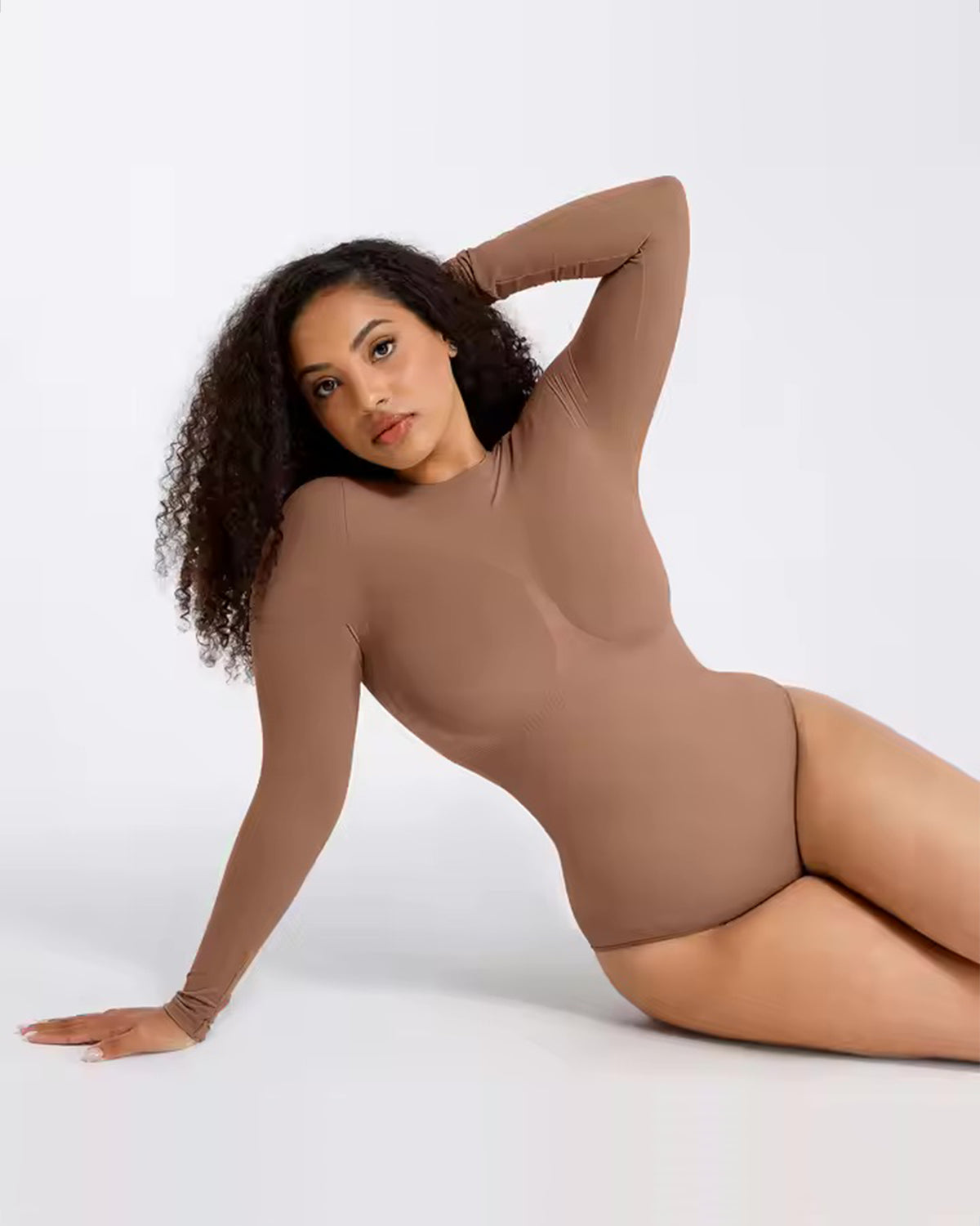 Longsleeve Bodysuit Sculpting Shapewear - Slip