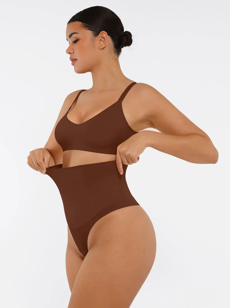 Nahtloser High-Waist Shaping-String – Unsichtbarer Taillenformer