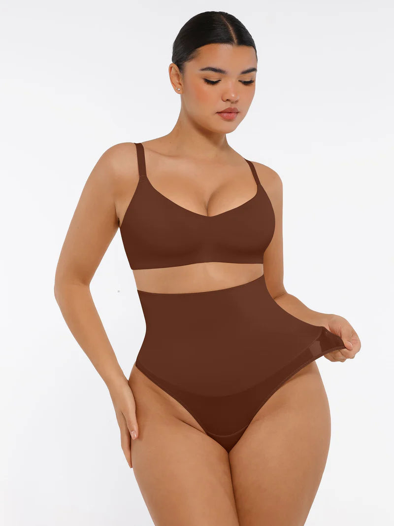 Nahtloser High-Waist Shaping-String – Unsichtbarer Taillenformer