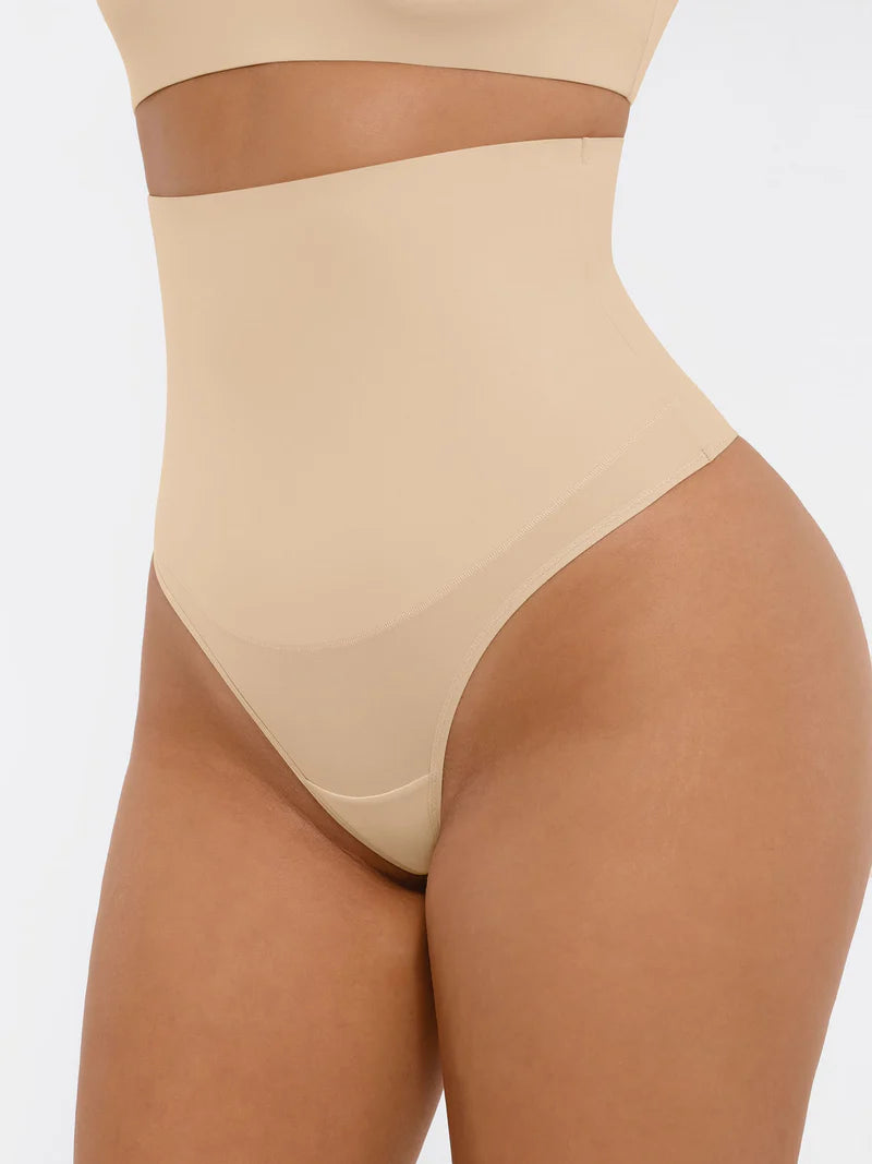 Nahtloser High-Waist Shaping-String – Unsichtbarer Taillenformer