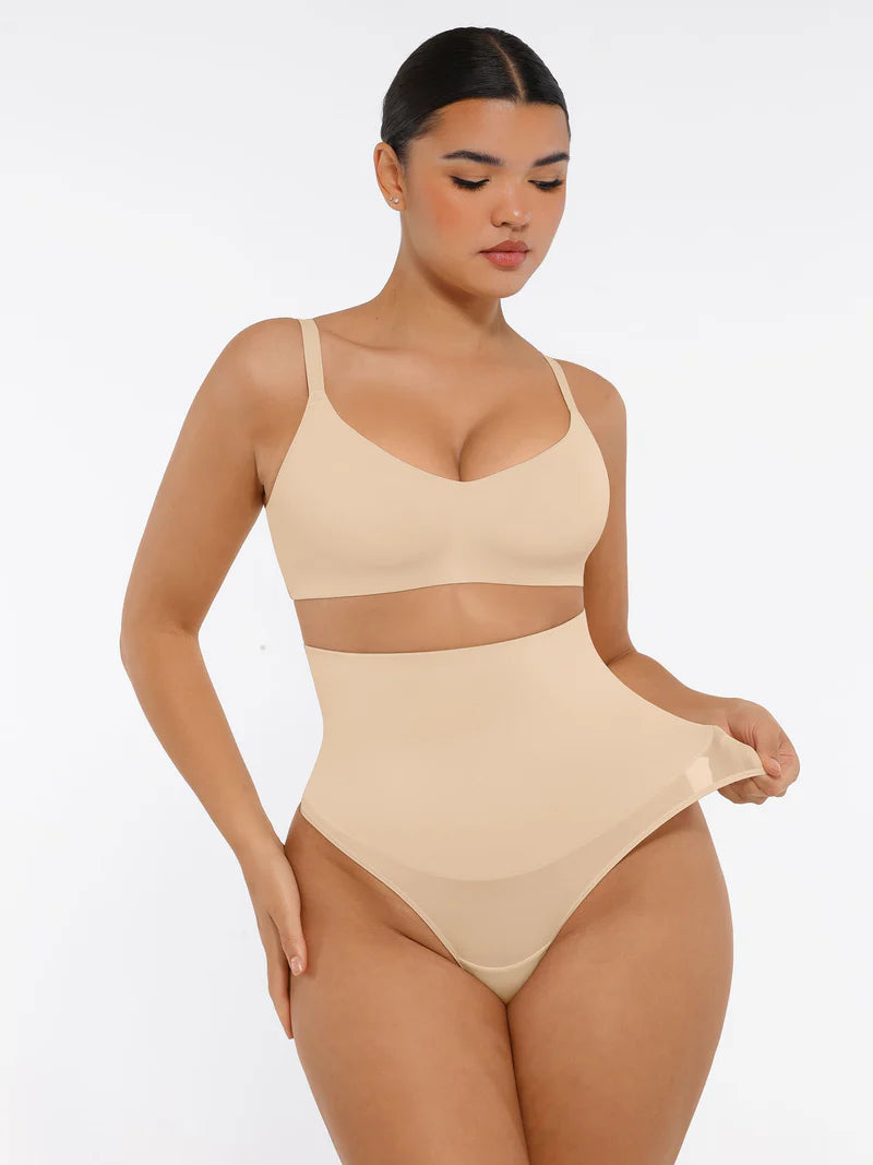 Nahtloser High-Waist Shaping-String – Unsichtbarer Taillenformer
