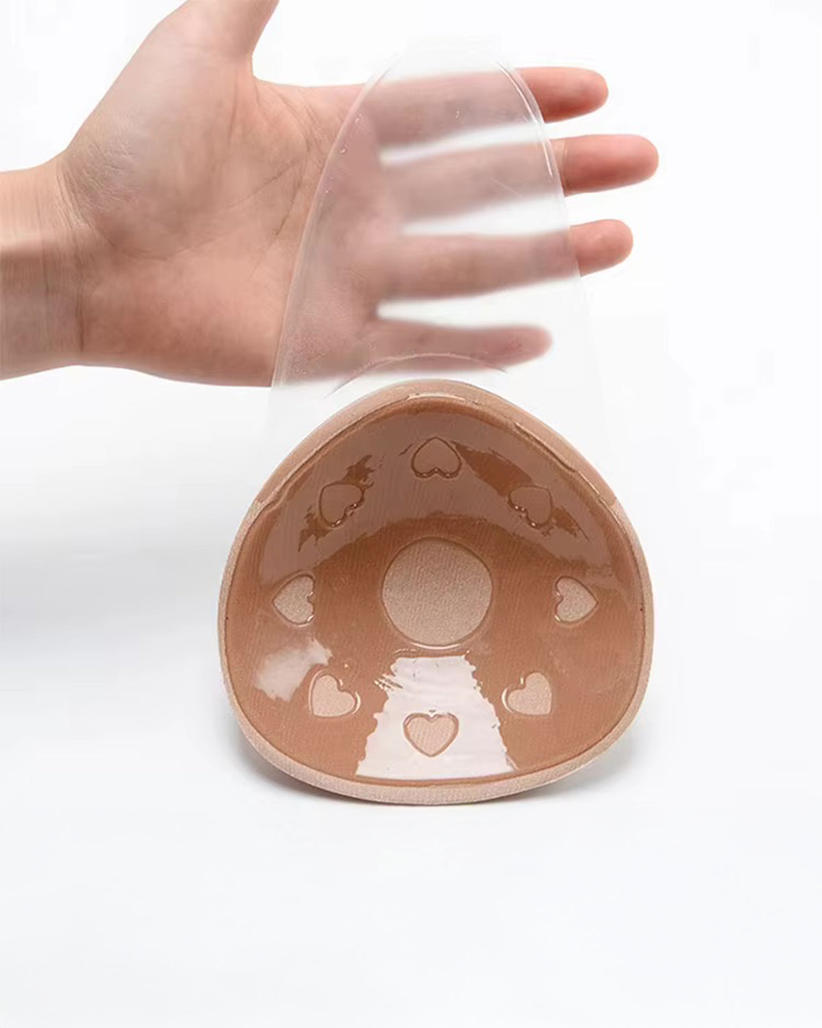 Push-up Klebe Pads - Transparent