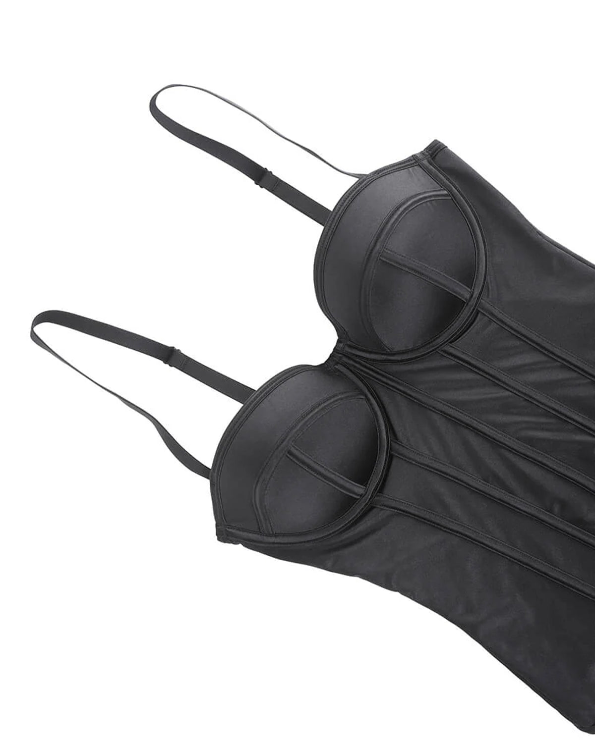 3 in 1 Satin Shapewear Bodysuit - BH, Shapewear und Slip in einem
