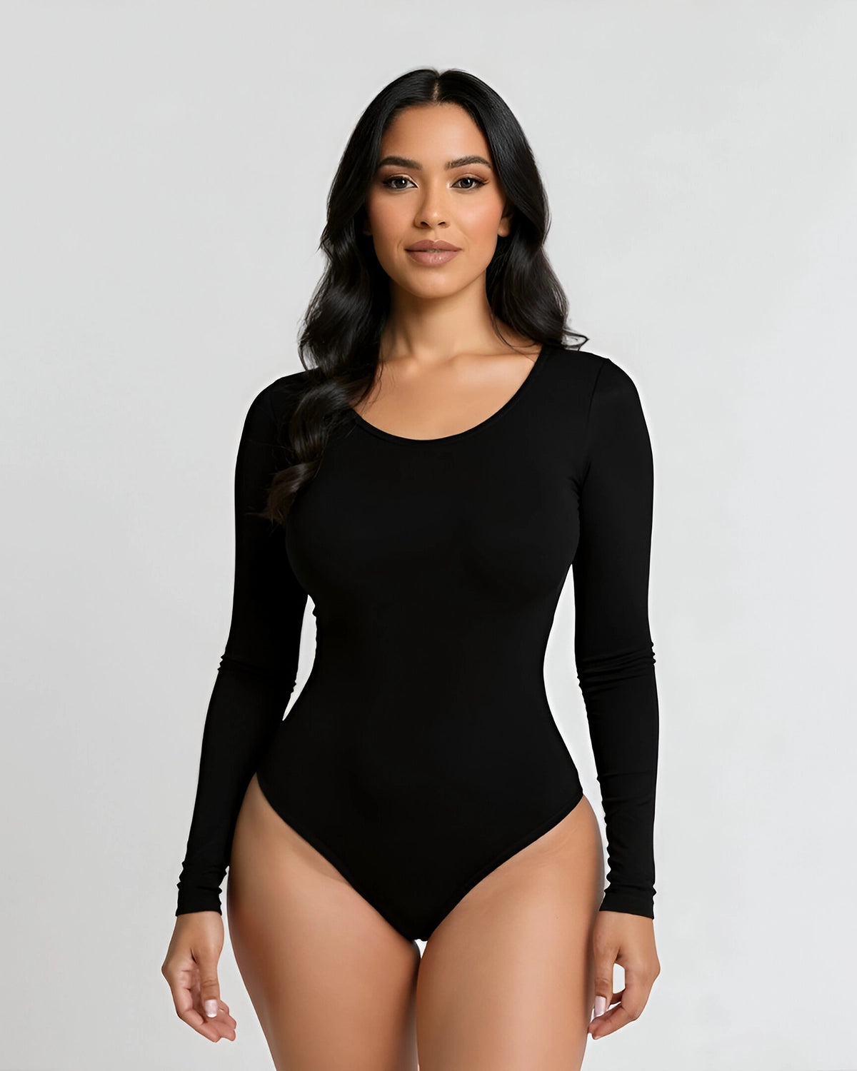 Wide Neck Bodysuit Longsleeve