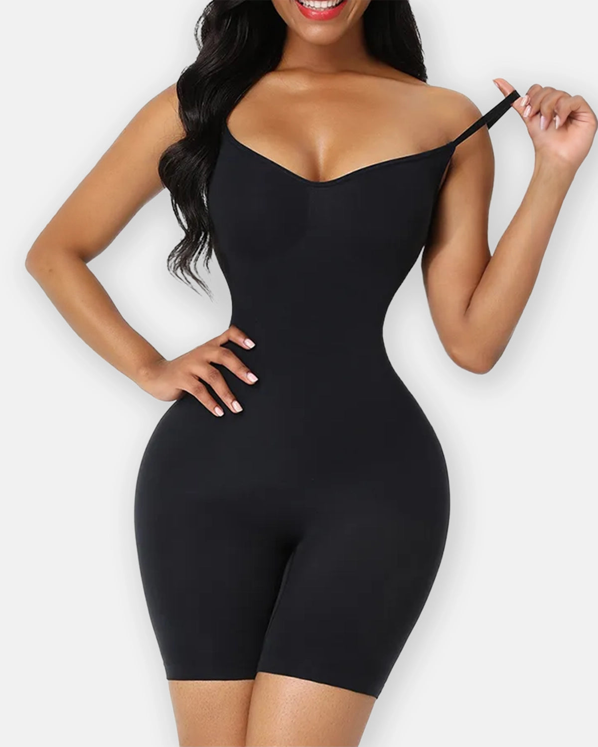 Nahtloser Jumpsuit mit 3D-Hüft-Po-Filter