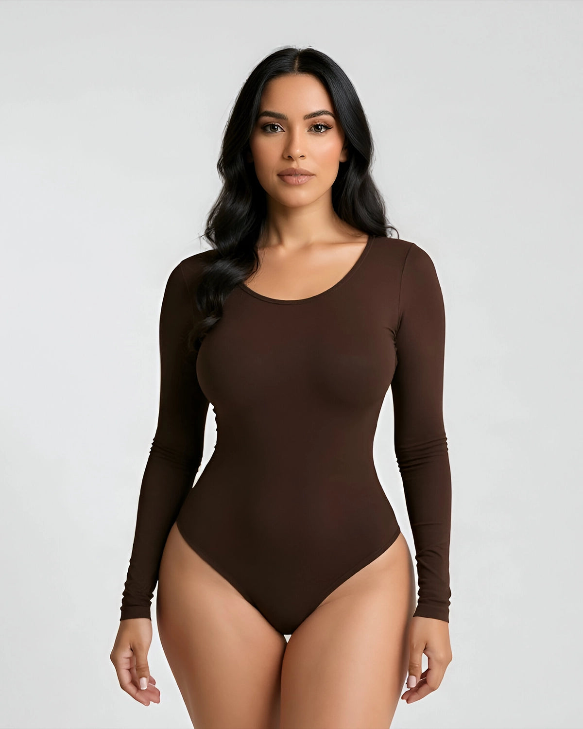 Wide Neck Bodysuit Longsleeve