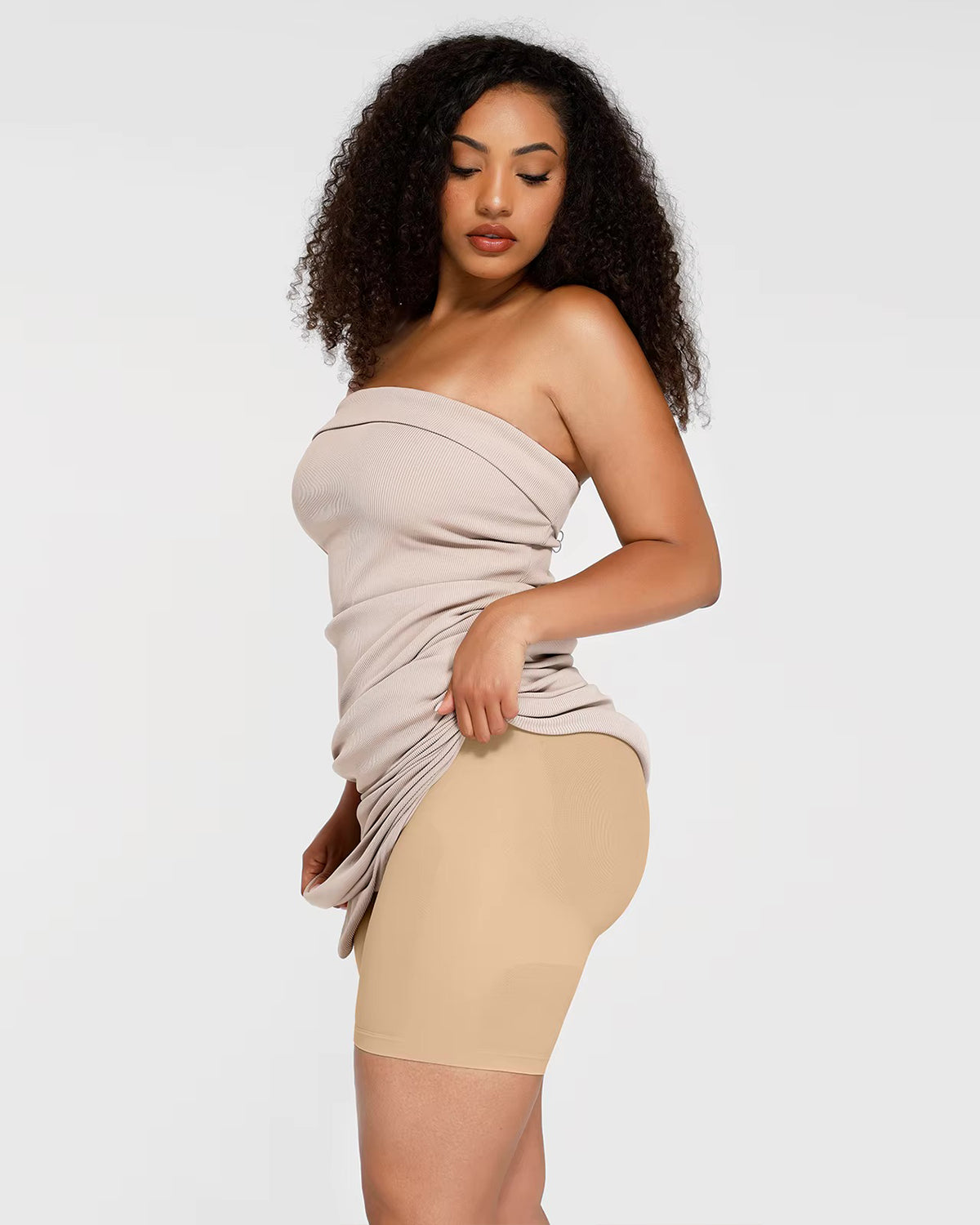 Nahtloser Shapewear Jumpsuit mit abnehmbaren Trägern & Bruststütze