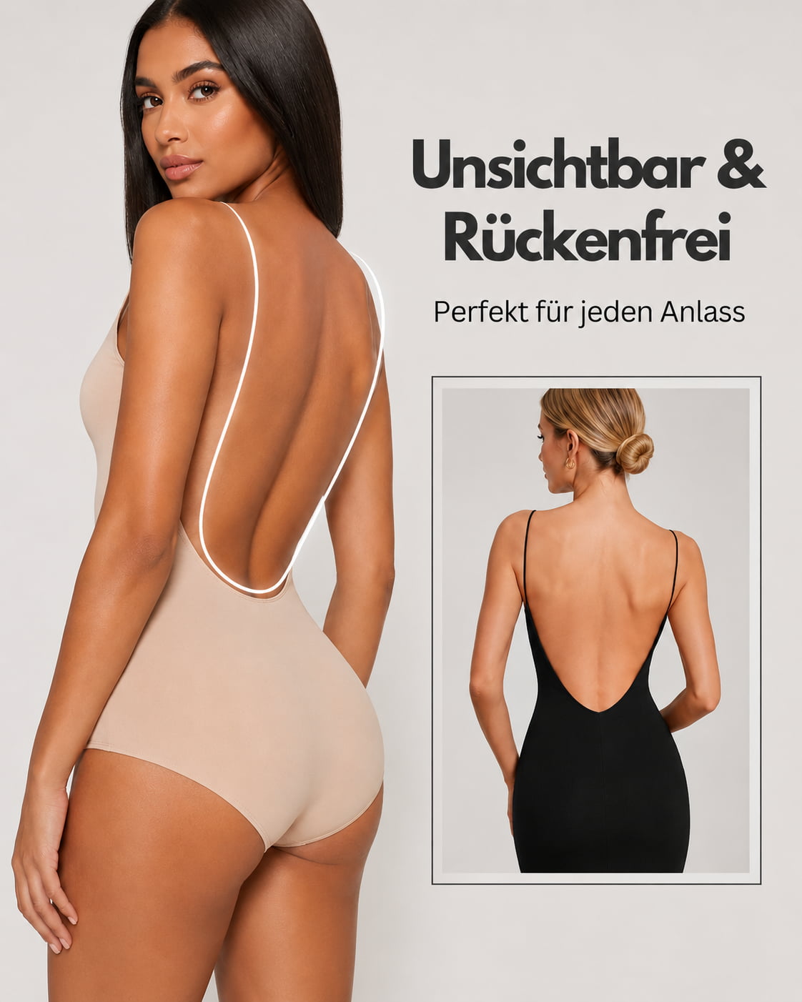 Push-up Klebe Pads | Unsichtbarer Lift für rückenfreie Outfits