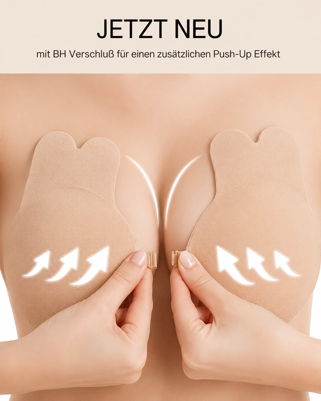 Push-up Klebe Pads | Unsichtbarer Lift für rückenfreie Outfits