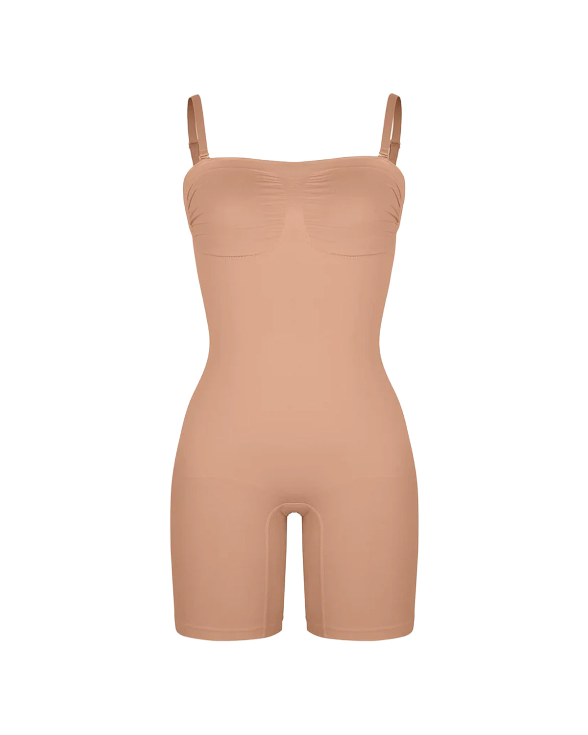 Nahtloser Shapewear Jumpsuit mit abnehmbaren Trägern & Bruststütze