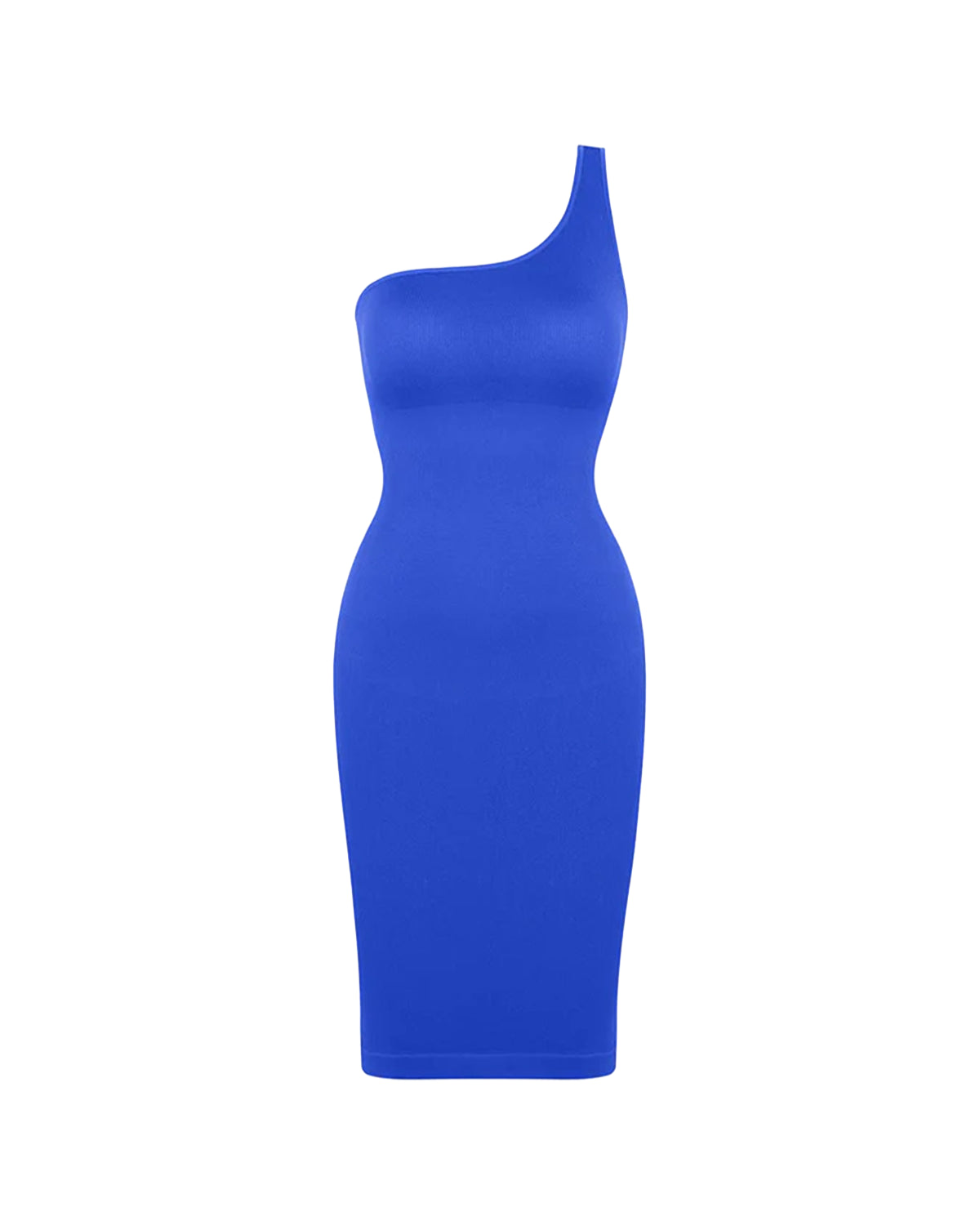 One-Shoulder Shaping-Kleid mit integrierten BH-Pads & Taillenkompression