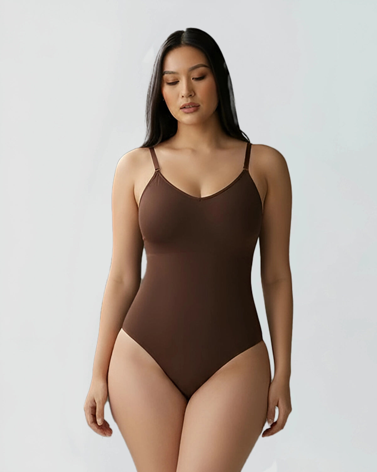 Nahtloser String Body mit 3D-Ausschnitt | Komfort & Figurformung