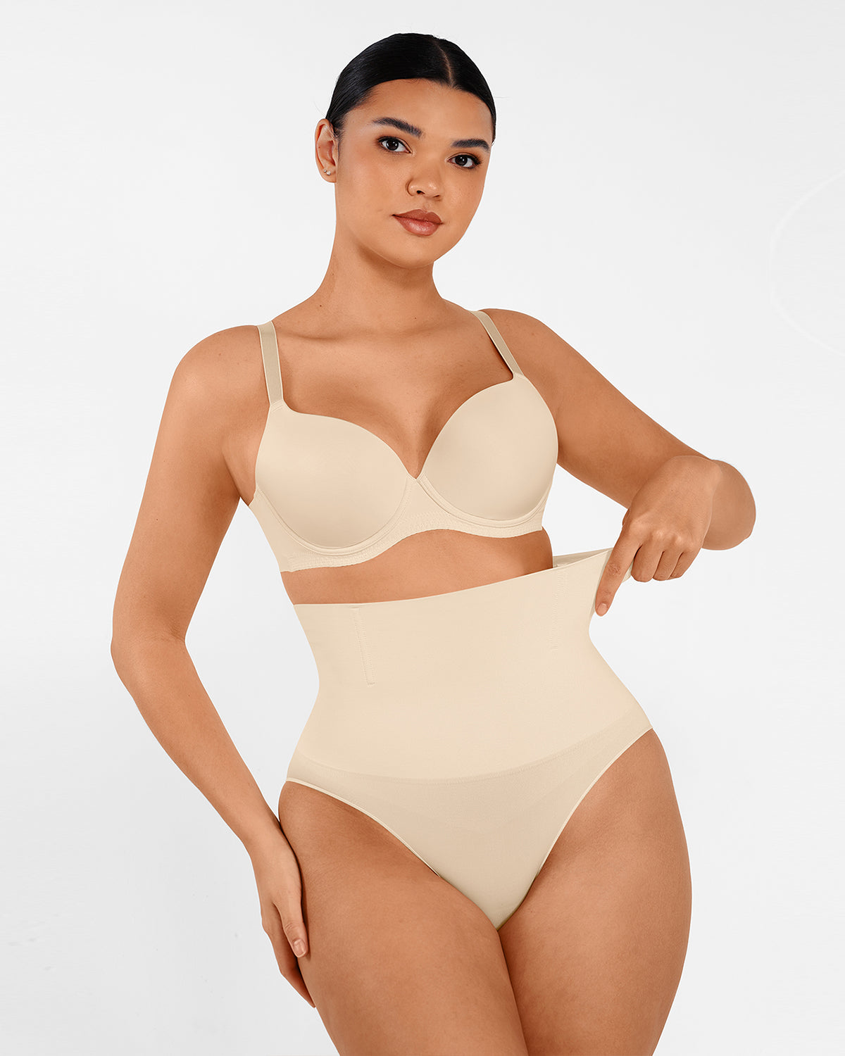 Nahtloser High-Waist Shaping-Slip – Unsichtbarer Taillenformer